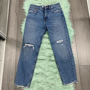 NWOT Size 6 Zara High-Rise Mom Jeans